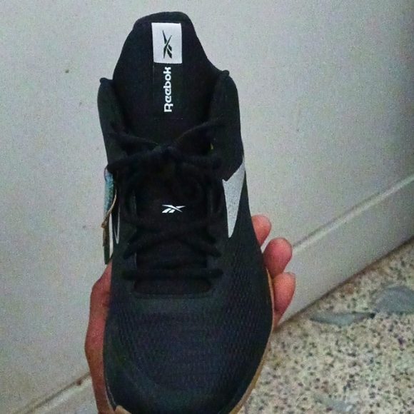 Brand new reebok size 10 all black $65. shoe - Picture 1 of 4